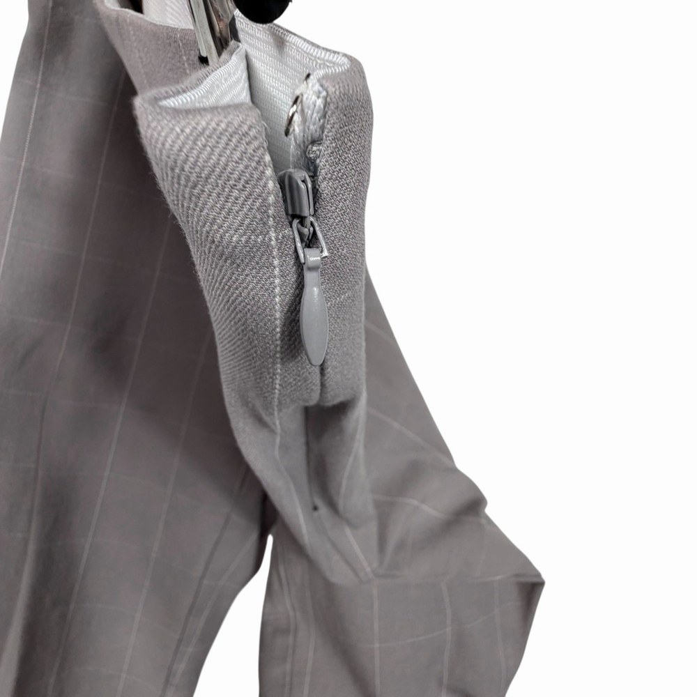 A New Day Womens Side Zip Black/White Windowpane Slacks Size 2 Grey Womens slack - Picture 3 of 7